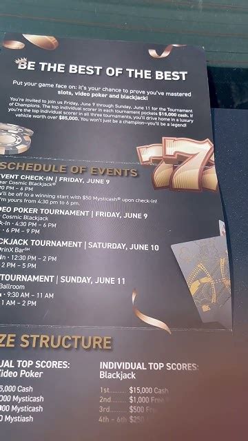 mystic lake poker tournaments.